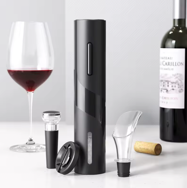 Coffret tire-bouchon électrique premium