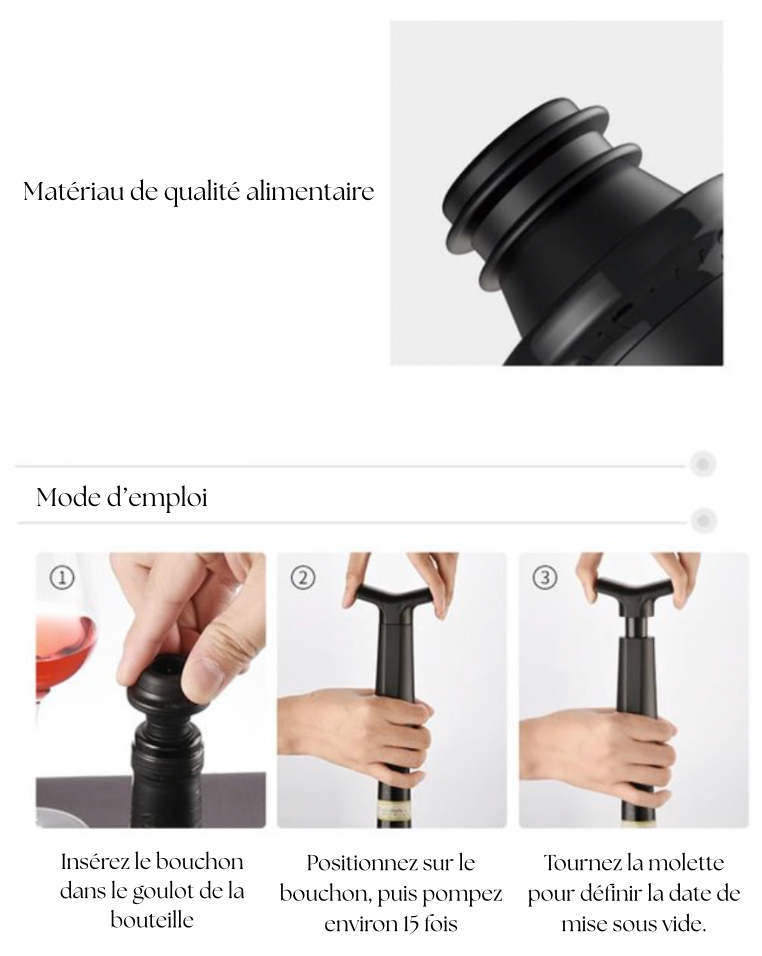 Set de conservation du vin