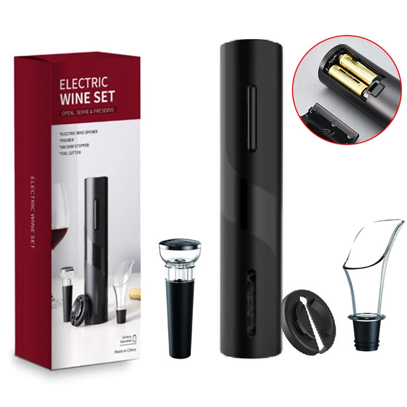 Coffret tire-bouchon électrique premium